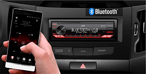 JVC KD-X270BT Bluetooth Car Stereo w/USB Port – AM/FM Radio, MP3 Player, High Contrast LCD, 50 Watts, Detachable Face Plate – Single DIN – 13-Band EQ JVC KD-X270BT Bluetooth Car Stereo w/USB Port – AM/FM Radio, MP3 Player, High Contrast LCD, 50 Watts, Detachable Face Plate – Single DIN – 13-Band EQ